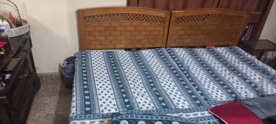 Single beds and dressing