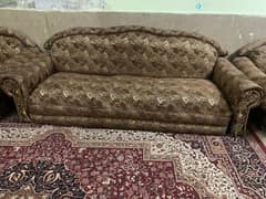 Sofas, Bed & Showcase