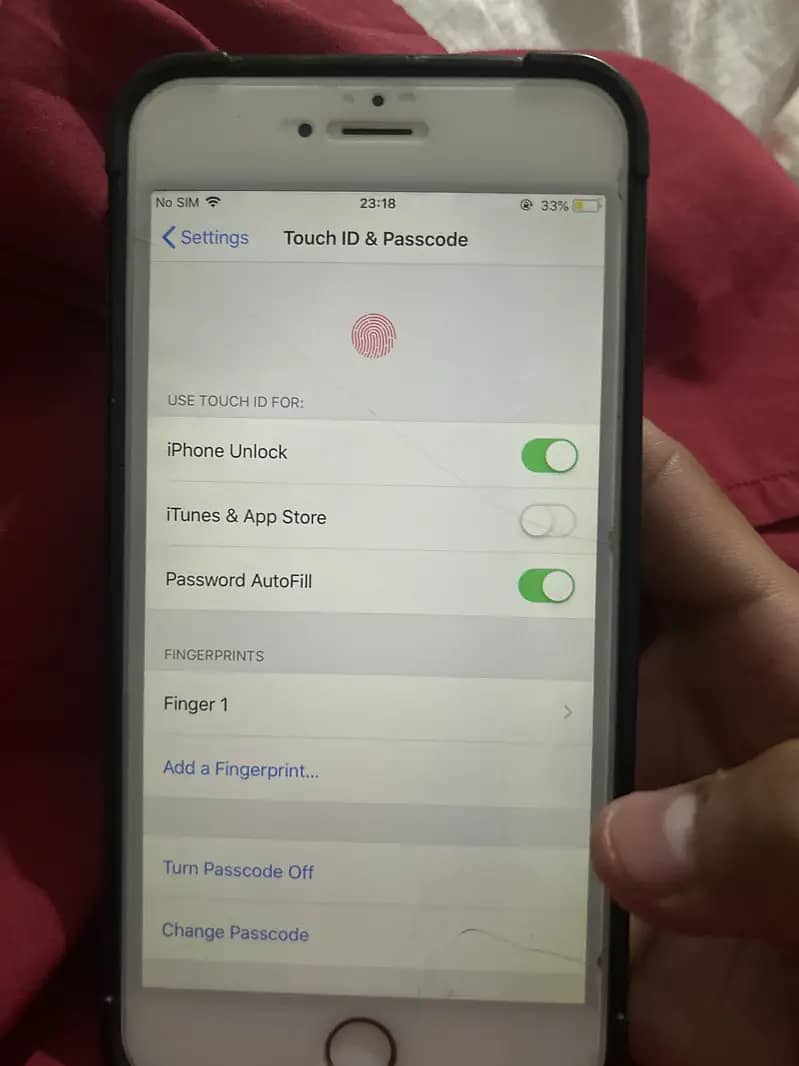 Iphone 6 plus non pta 128 gb bypass all orignal finger working 7
