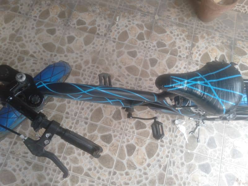 best cycle in blue colour rap car 8