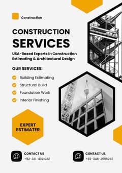 Construction Estimates and Design services
