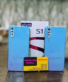 Mobile Vivo s1 8/256 front Display lock with box and original charger