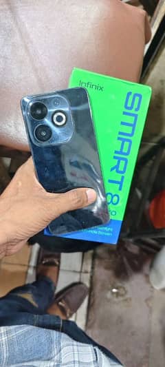Infinix Smart 8 Pro 8GB 128GB Seald set complete saman Pta aproved