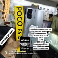 Xiaomi Poco F4 GT 12GB 256GB Snapdragon 8 Gen 1 4700mAh 120W approved