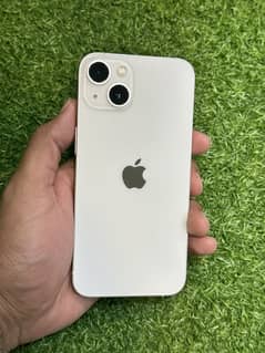 iPhone 13 White 128gb pta approved battery 100% water pack