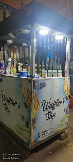 Waffle business/ waffle setup/ waffles counter/ business