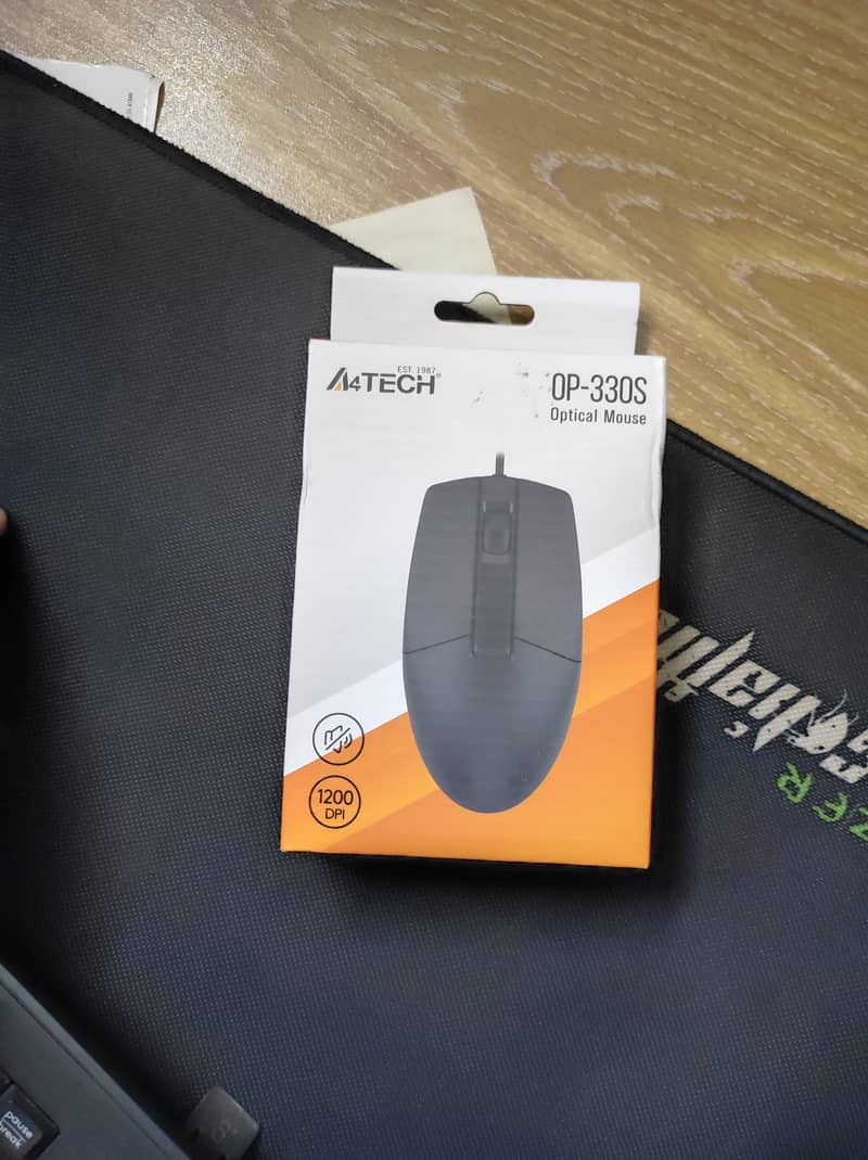 Logitech K120 Wired Keyboard And A4Tech Mouse 4