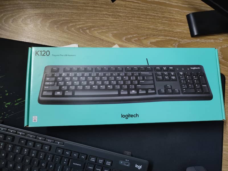 Logitech K120 Wired Keyboard And A4Tech Mouse 7
