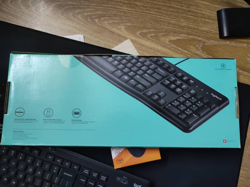 Logitech K120 Wired Keyboard And A4Tech Mouse 9