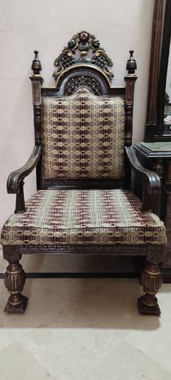 Couple Room Chair Set with One Wood Top Table
