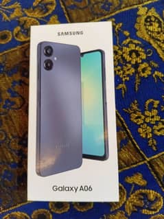 samsung A06 just box open zero phn