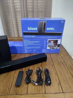 onn. 100130683 32"  2.1 Soundbar  &  Wireless Subwoofer USA