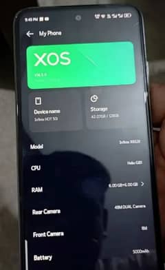 Infinix hot50i 10/ 9 condition exchange possible with i phones