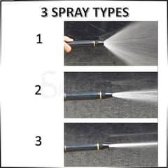 High-pressure Metal Adjustable Nozzle Water Spray Gun || Free Delivery