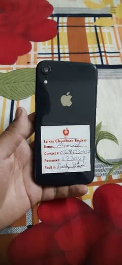 iphone xr original scratch less back. please read description