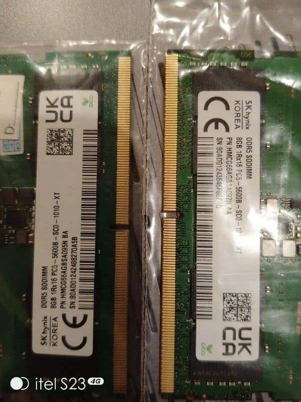 DDR 5 Ram 16gb Sodimm 5600 bus Laptop Ram DDR5 8x8 16GB 0