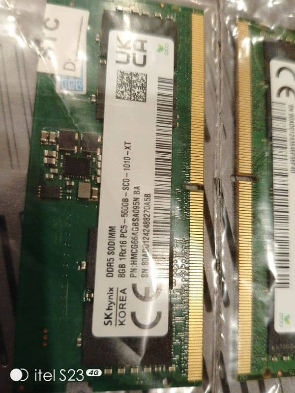 DDR 5 Ram 16gb Sodimm 5600 bus Laptop Ram DDR5 8x8 16GB 1