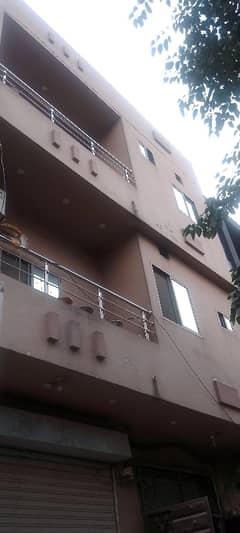 3 Marla plaza for sale with one office and two stories house with gas