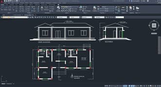 2d autocad plans and 3d sketchup models for your house