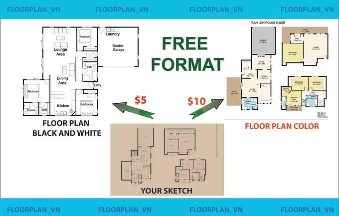 2d autocad plans and 3d sketchup models for your house 2