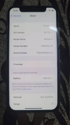 I phone x PTA 256 GB