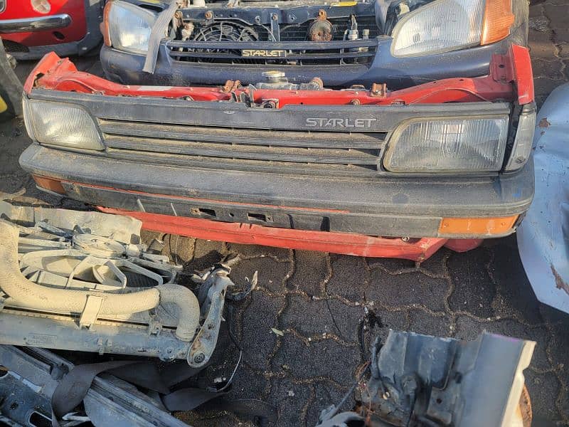 Toyota Starlet EP70 EP71 1986 1988 Front Headlights Grill Forsale 0