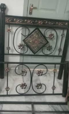 single iron bed only, in good condition