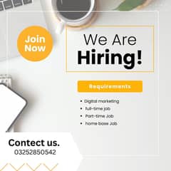 PART TIME JOB AVAILABLE MALE/FEMALE