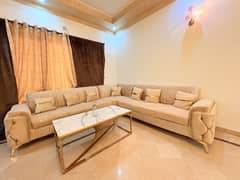 Designer Made 7 Seater L Shaped Sofa Set.