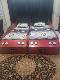 King size 2 Beds with Dressing and side table