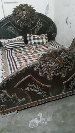 Bed and dressing table