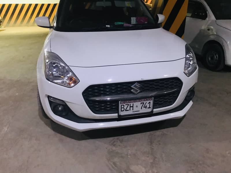 Swift 2023 automatic white colour front bumper 2