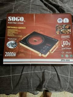 SOGO Electric Stove model JPN-666. unsed only box open