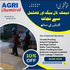 Pest control Cockroach deemak all insect fumigation  on discount