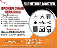 office chair repair Islamabad Rawalpindi 0336-1572145