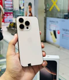 Apple Iphone 16 Pro 128GB Desert Titanium Factory Lock Water Pack