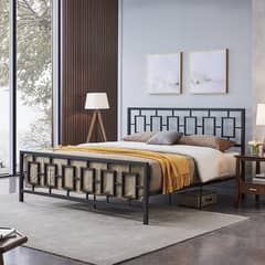 Iron bed / iron bed dressing side table / Double bed /Bed /  Furniture
