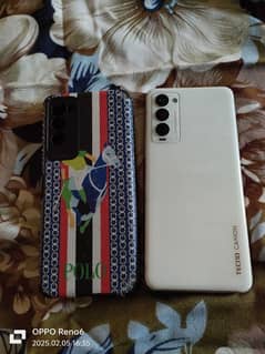 Tecno camon 18t 4gb 128gb with box charger