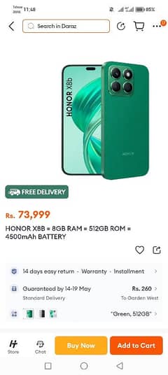 honor x8b green Glamour colour 8 +8/512Gb