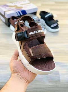 Men's Casual Brown Rexine Sandals