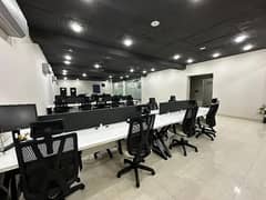 Furnished office available in Johar town emporium