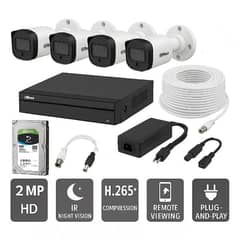 Dahua 4-Channel 2 MP Full-HD CCTV Kit