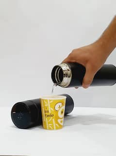 2 stainless Steel Digital Water Bottles