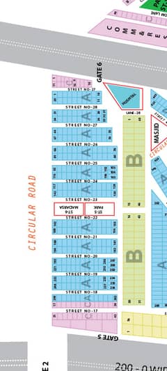 240 Sq Yard Plot Sale In Block 7 Saadi Town Scheme 33 Karachi (West Open)