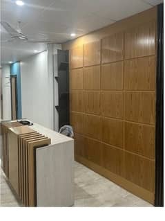 Area 1500 Sqft Sami Furnished Corporate Office Near kalma Chowk Gulberg Lahore For Rent