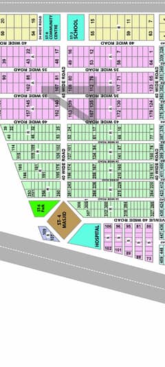 120 Sq Yard Plot Sale In Saadi Garden Block 4 Scheme 33 Karachi (40 Feet Road)