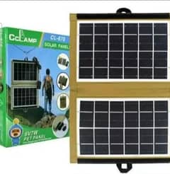 New solar phone charger setup