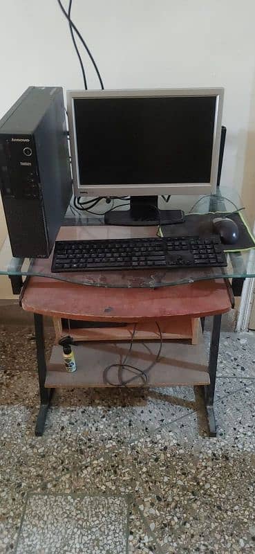 Core i5 4th generation Full Computer with Speakers and trolley 6