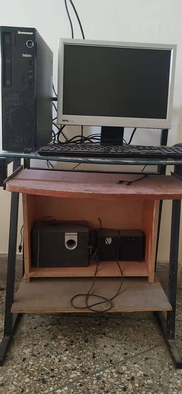 Core i5 4th generation Full Computer with Speakers and trolley 8
