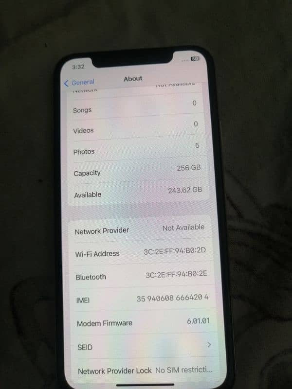 iphone x 256gb non PTA 8